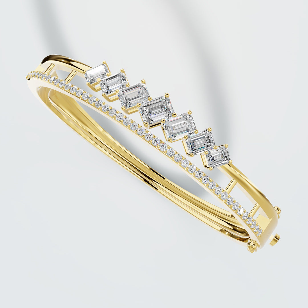Glow Bar Diamond Bangle Bracelet