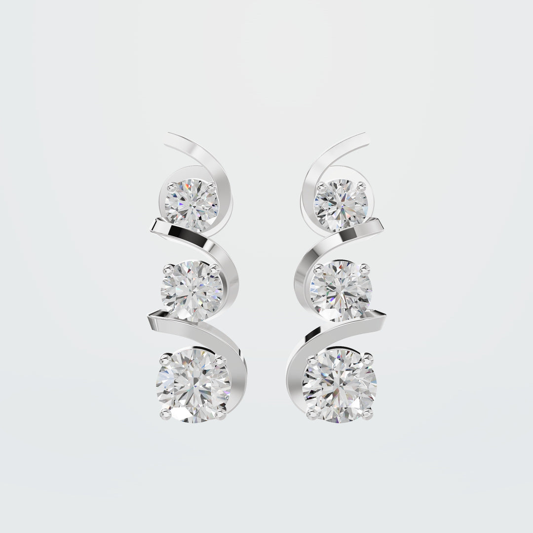 Signature round earrings