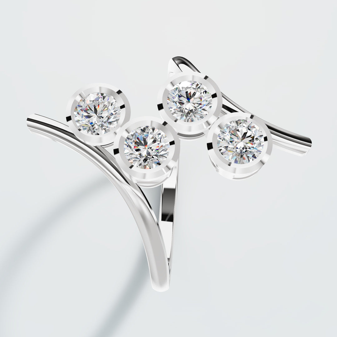 Dramatic Wrap Diamond Ring