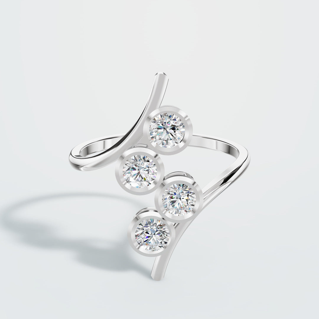 Dramatic Wrap Diamond Ring