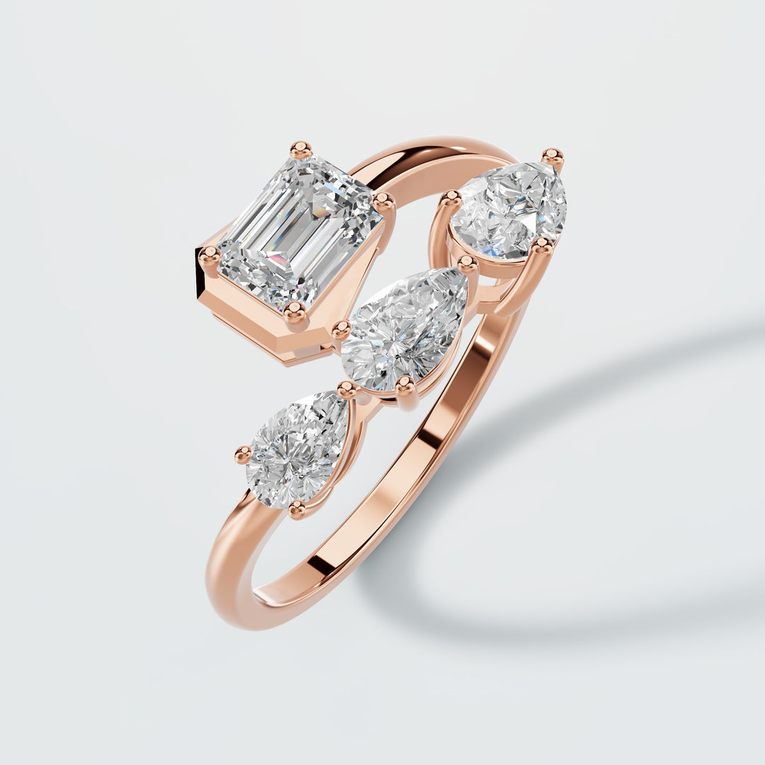 Unity 18K Diamond Ring