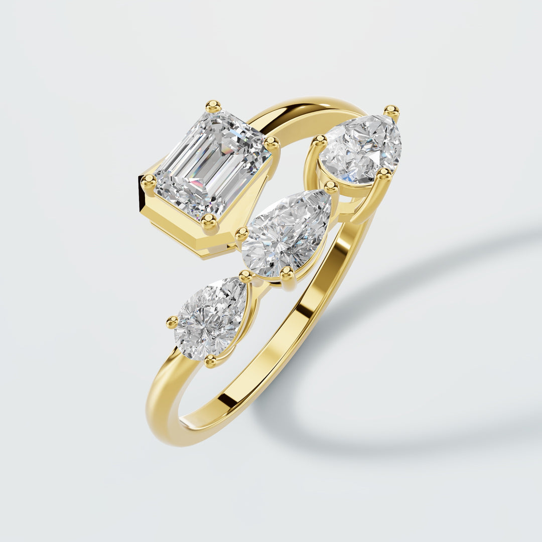 Unity 18K Diamond Ring