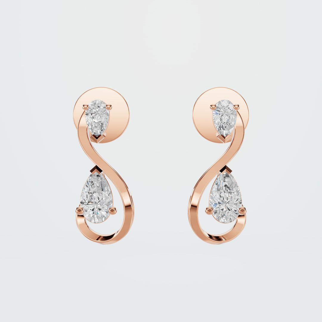 Eternal emerald earring