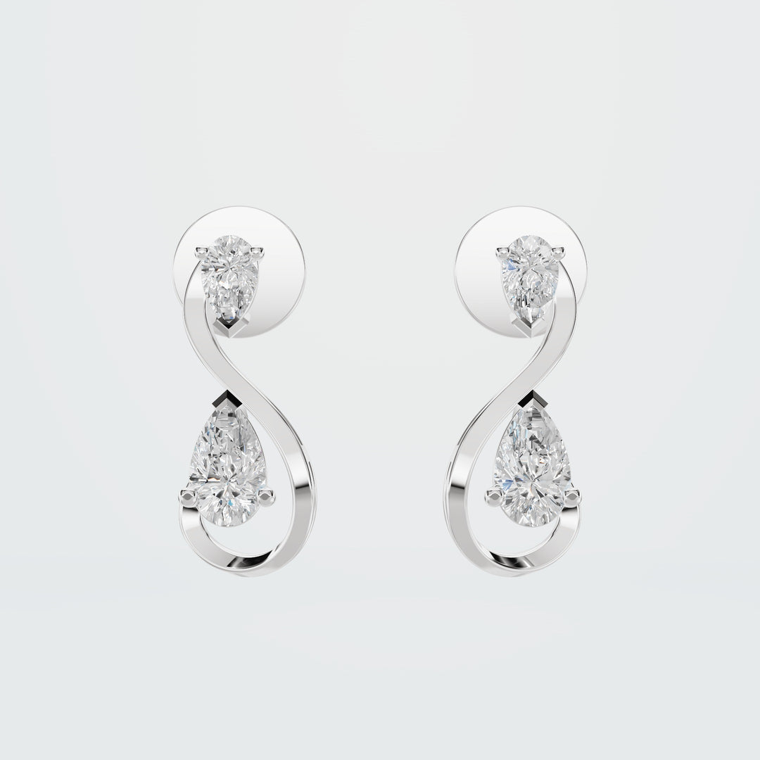 Eternal emerald earring