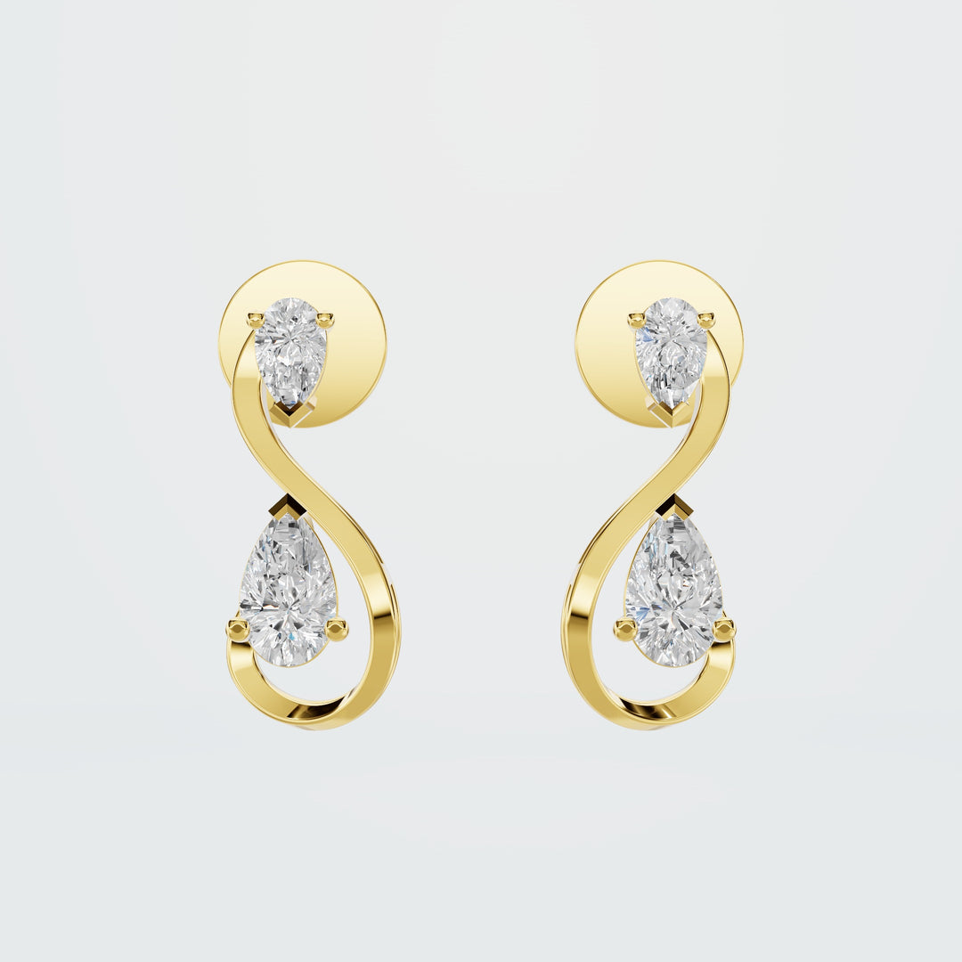 Eternal emerald earring