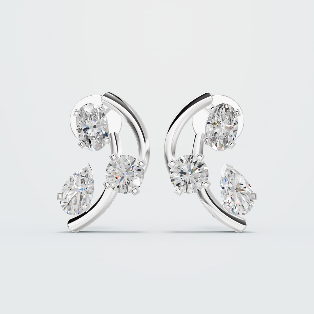 Twist turn earring