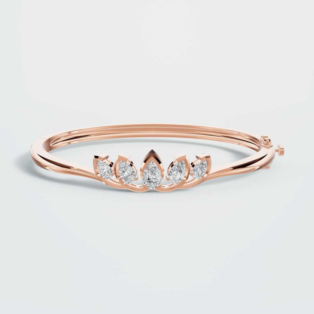 Sleek Sparkle Lab Diamond Cuff