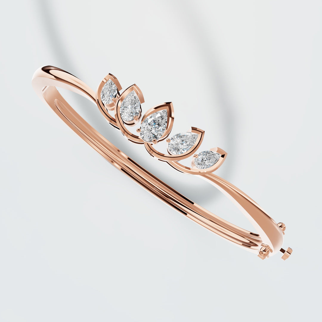 Sleek Sparkle Lab Diamond Cuff