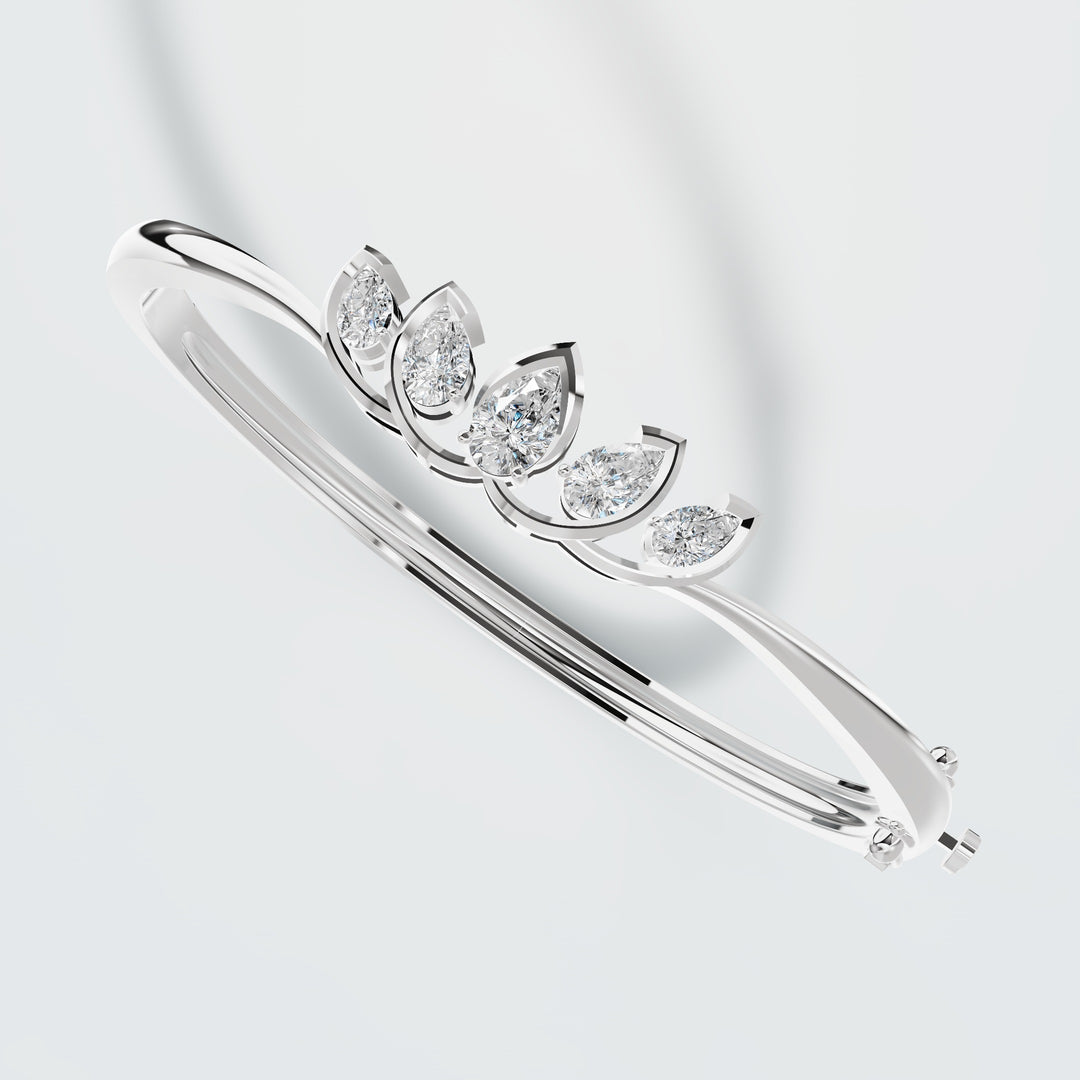 Sleek Sparkle Lab Diamond Cuff