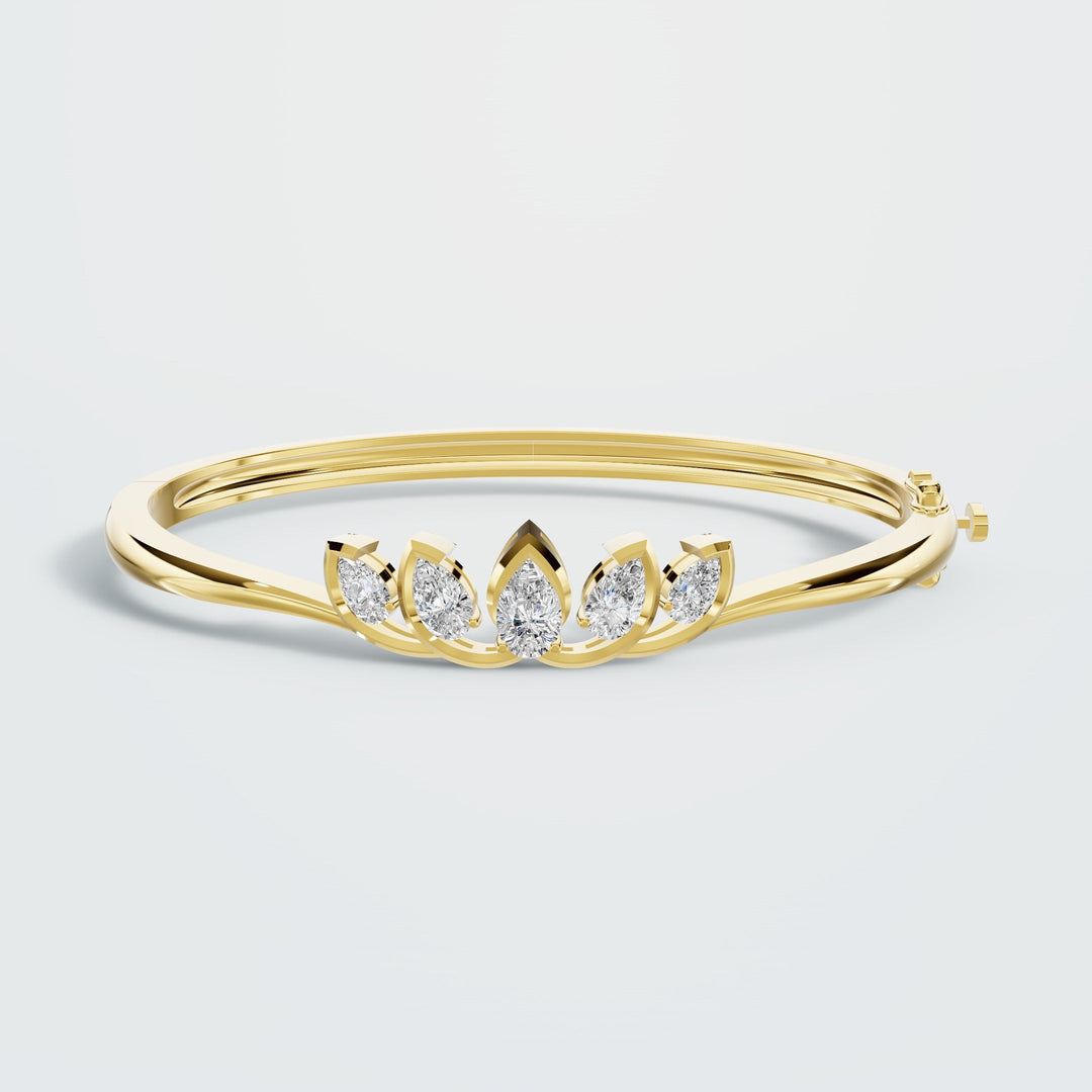 Sleek Sparkle Lab Diamond Cuff