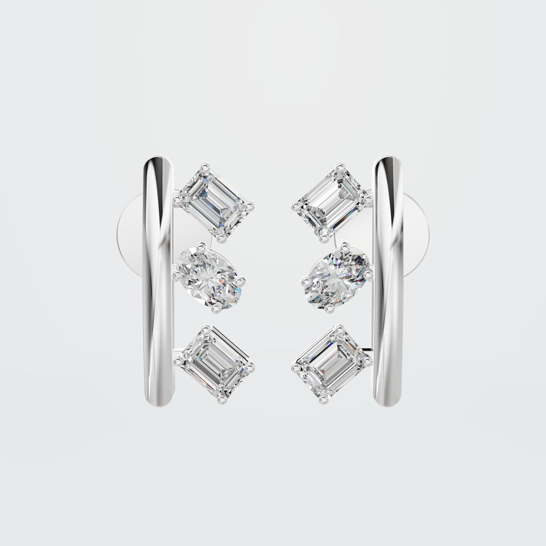 Caramel Diamond  Earring