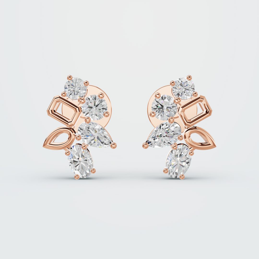 Diamond Flash Earrings