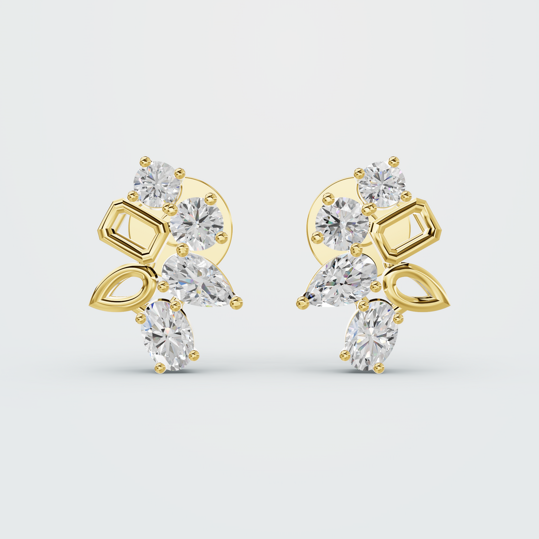 Diamond Flash Earrings