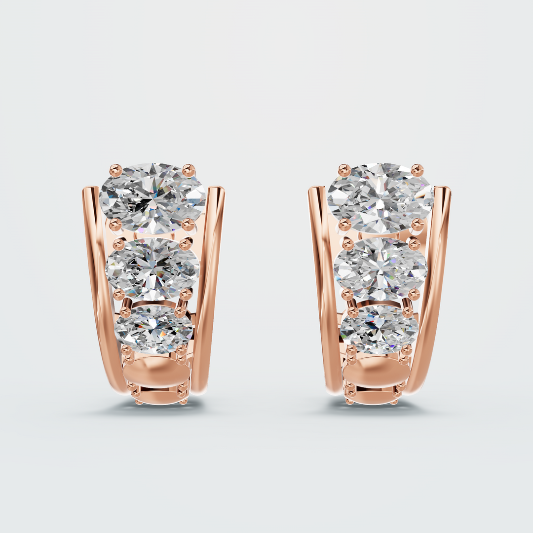 Oval Portrait Earrings