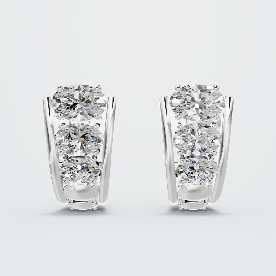 Oval Portrait Earrings