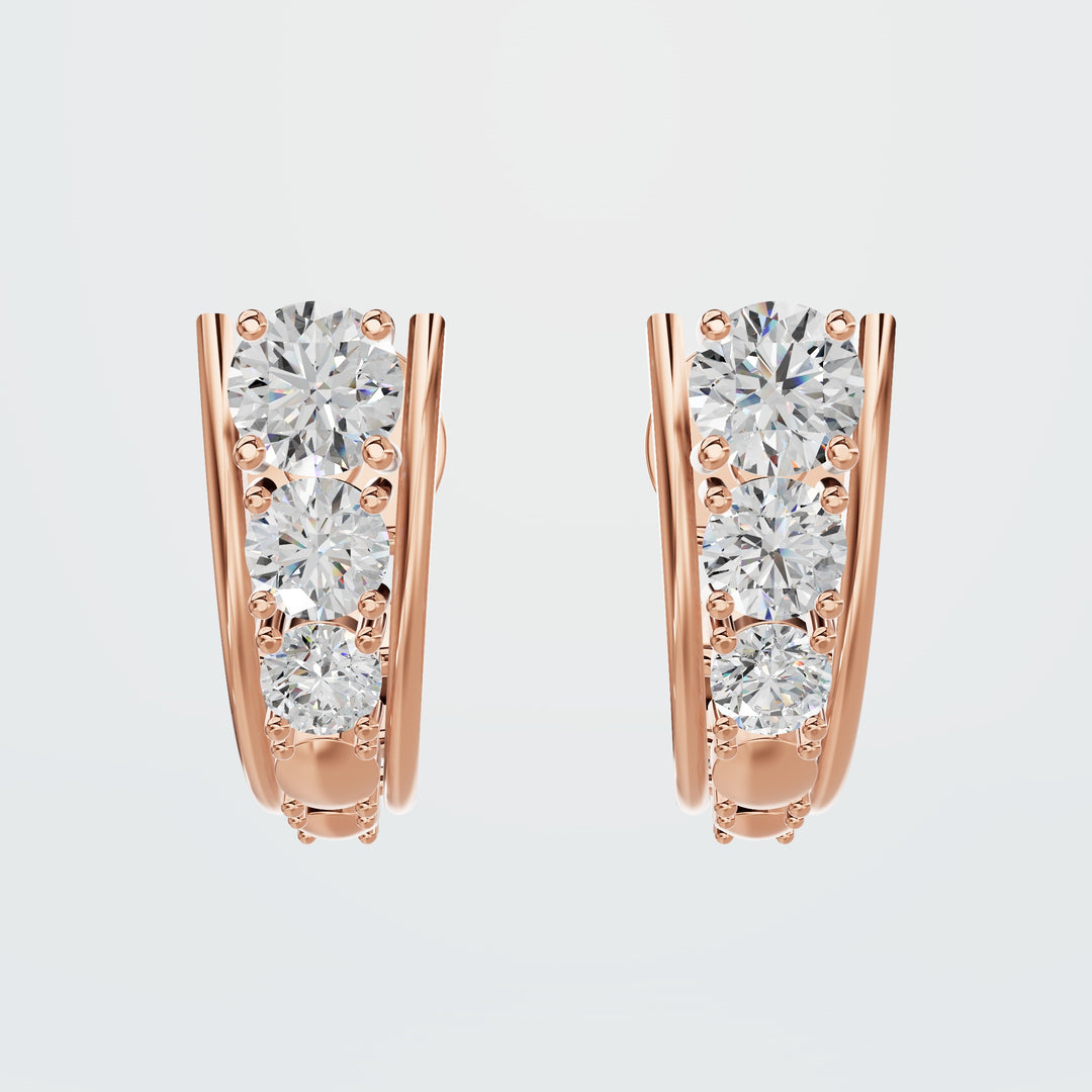 Circle Potrait Earrings