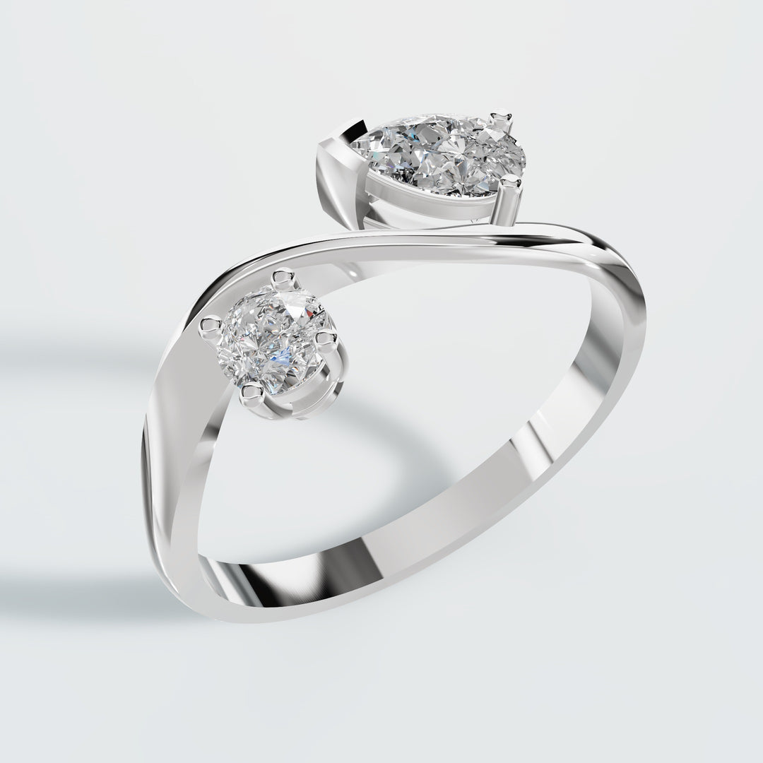 Ruya White Diamond Ring