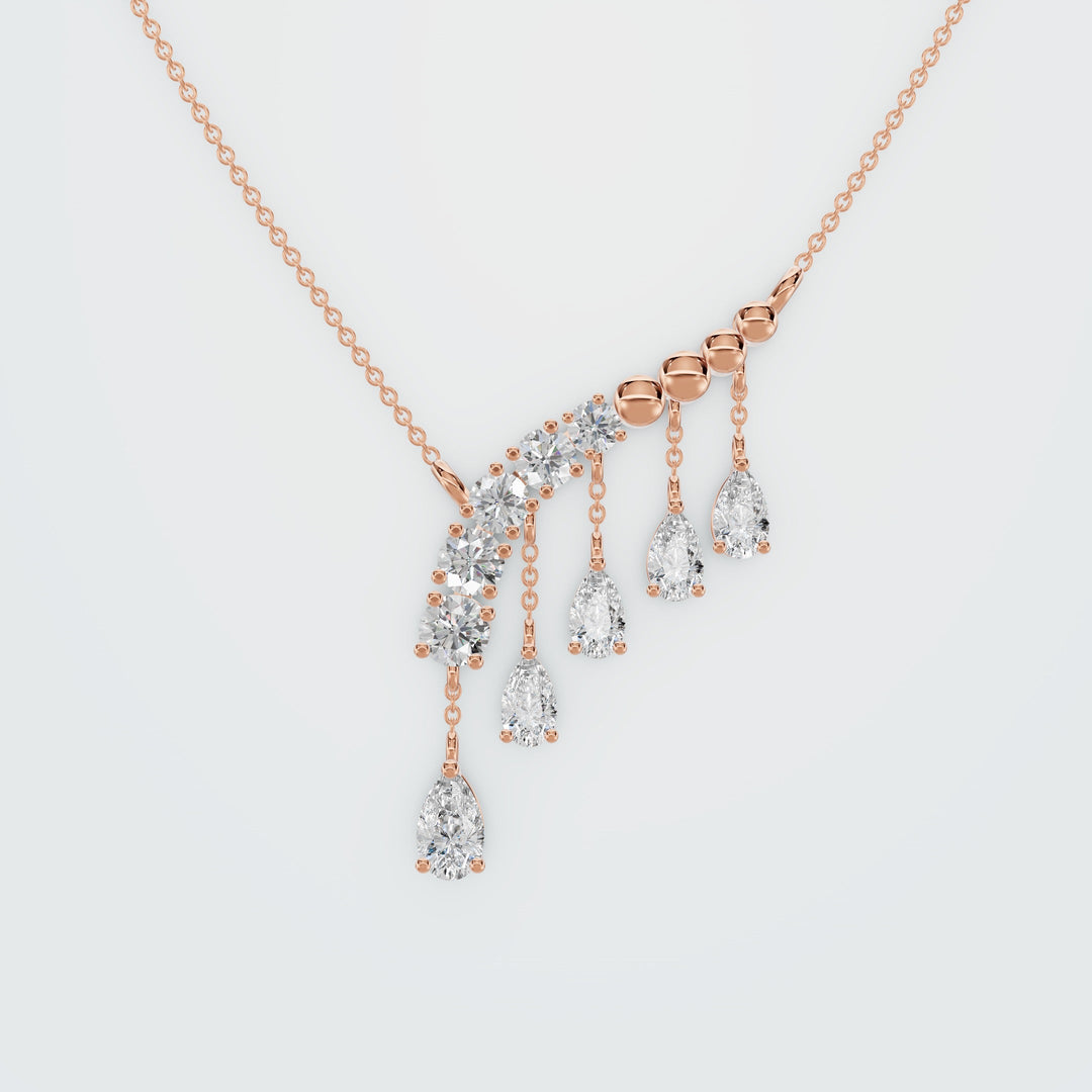 Wavy Round Necklace