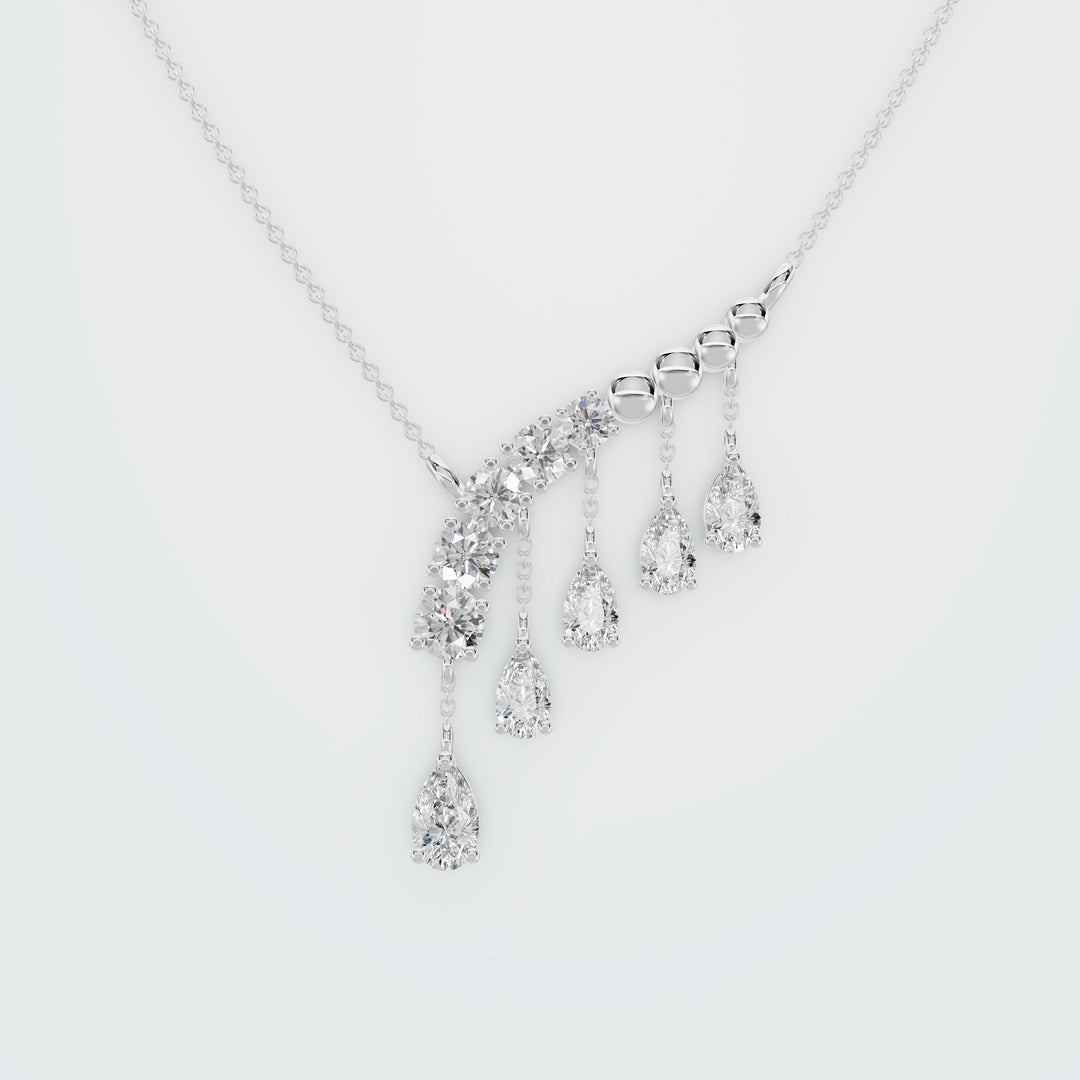 Wavy Round Necklace