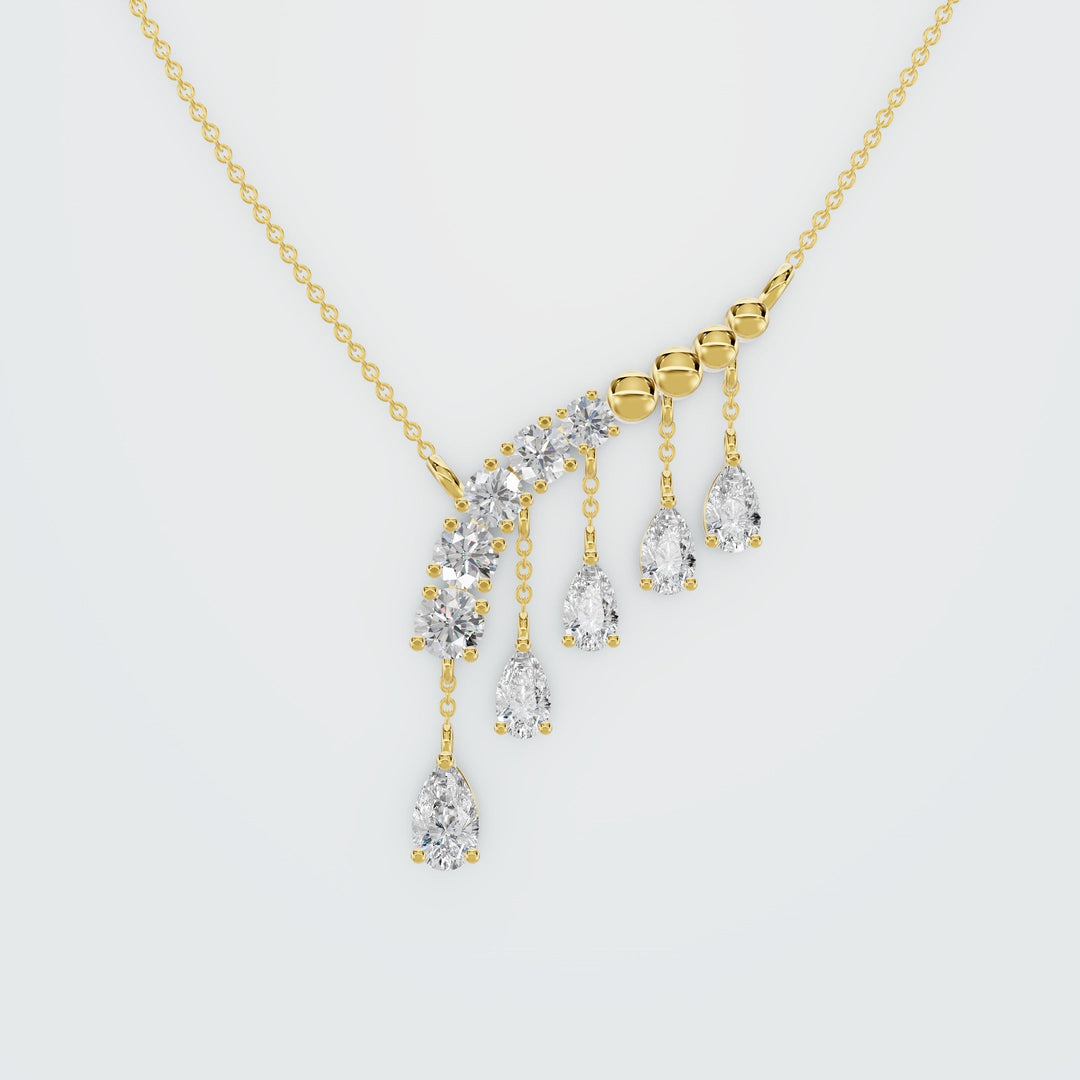 Wavy Round Necklace