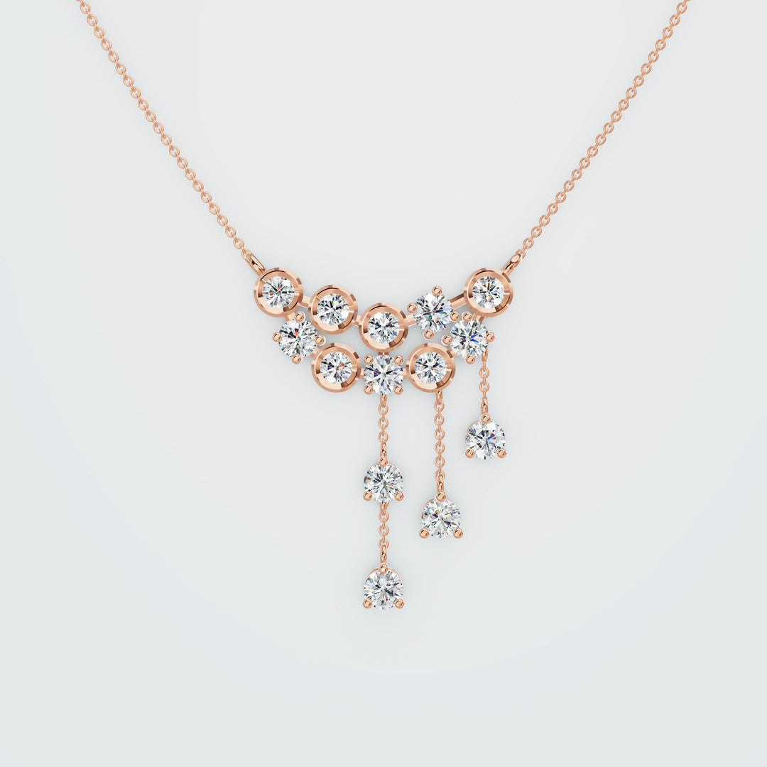 Knife End Emerald Necklace