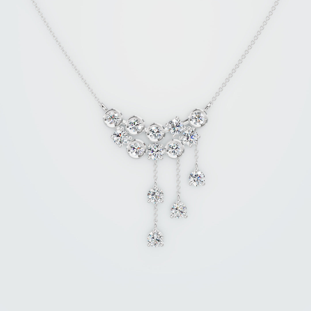 Knife End Emerald Necklace