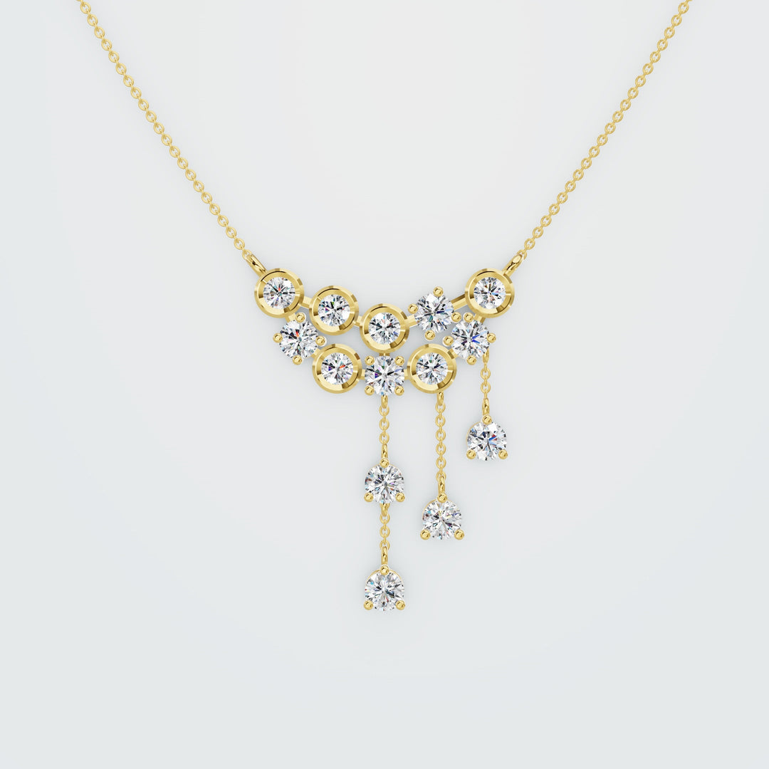 Knife End Emerald Necklace
