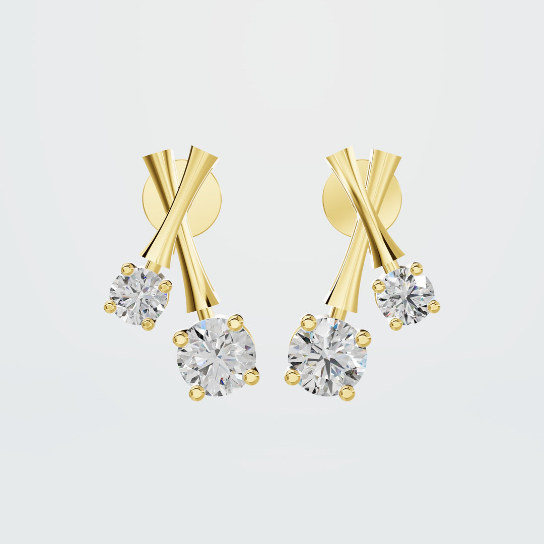 Diamond Duo Earrings