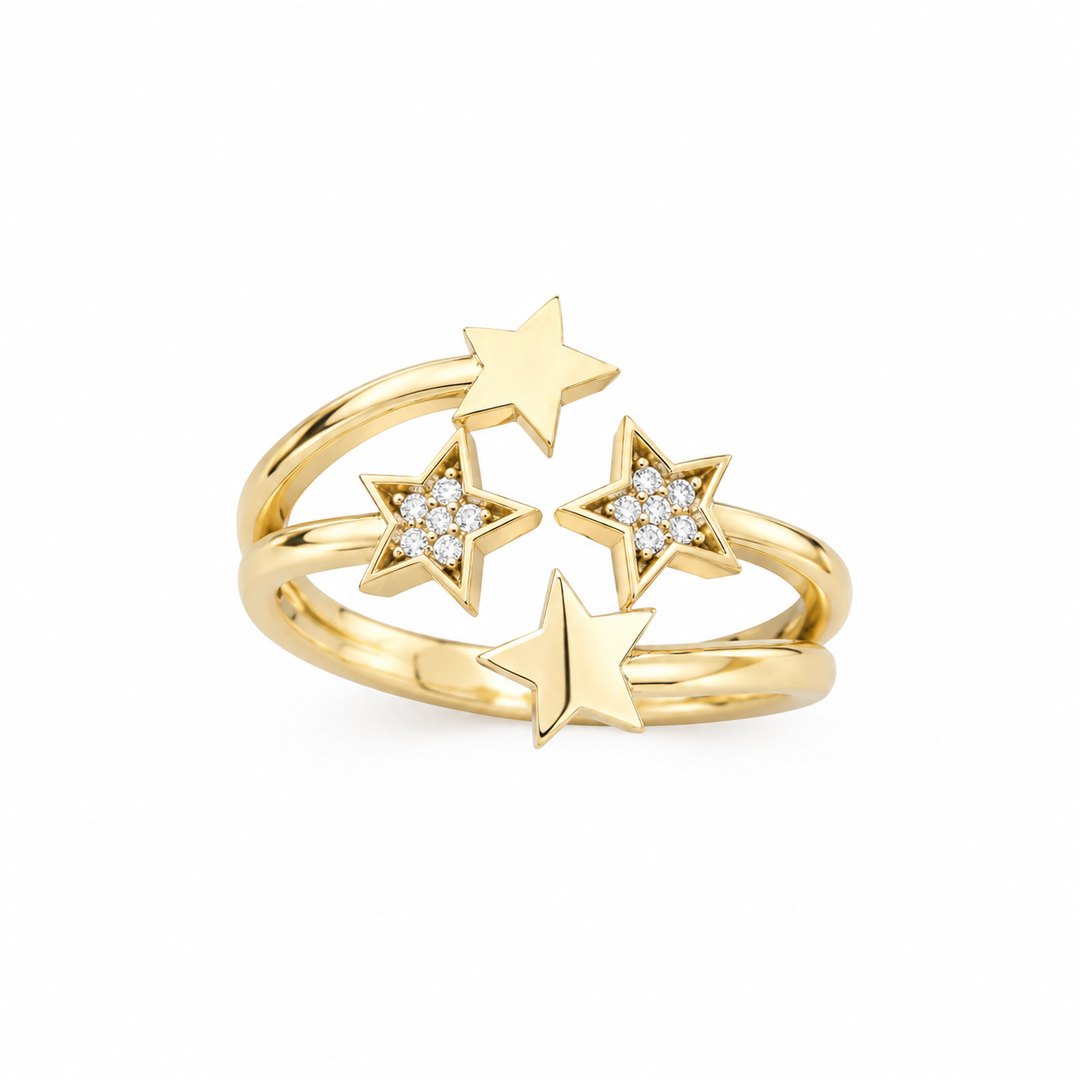 Star Open Wrap Ring