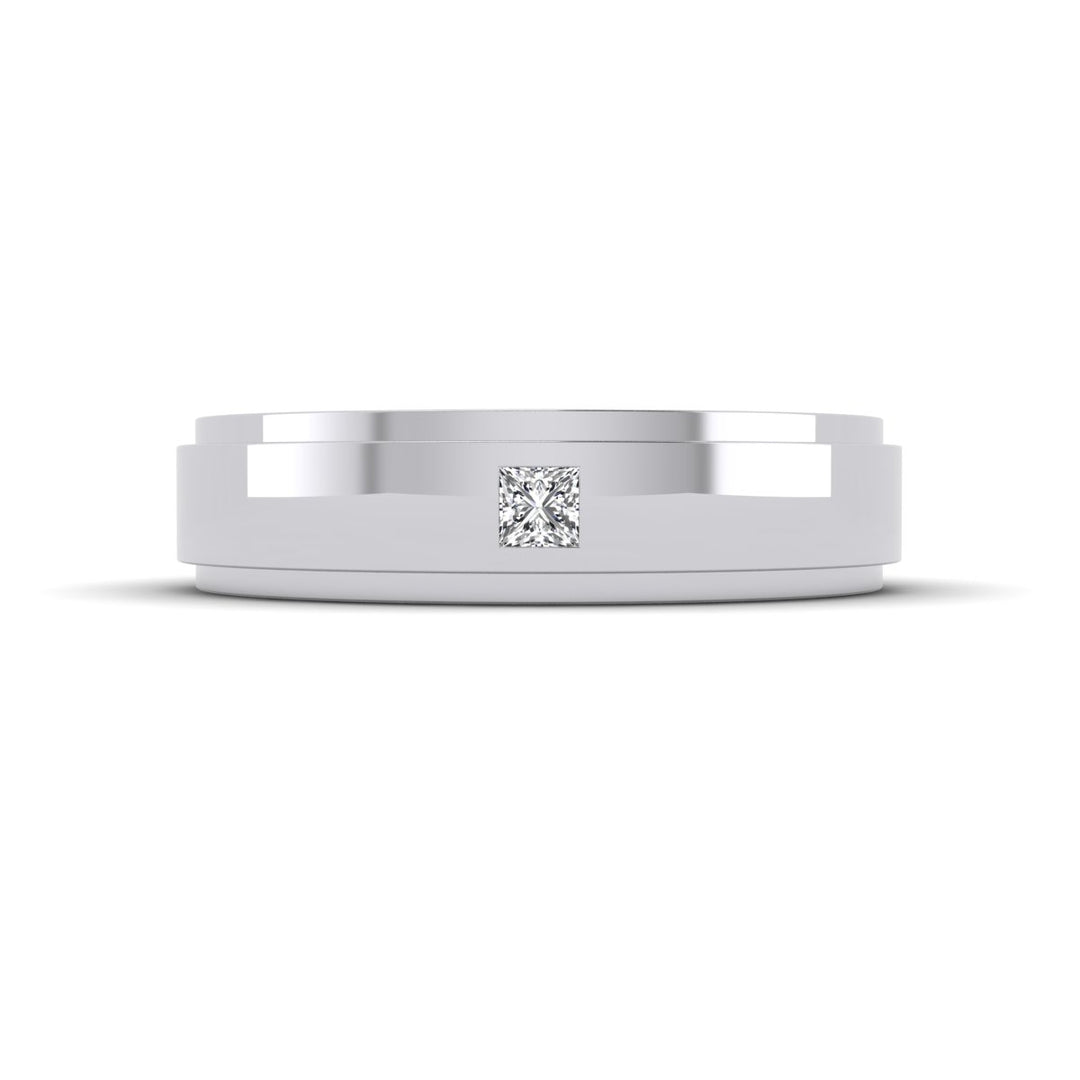 Diamond Wedding Band for Men