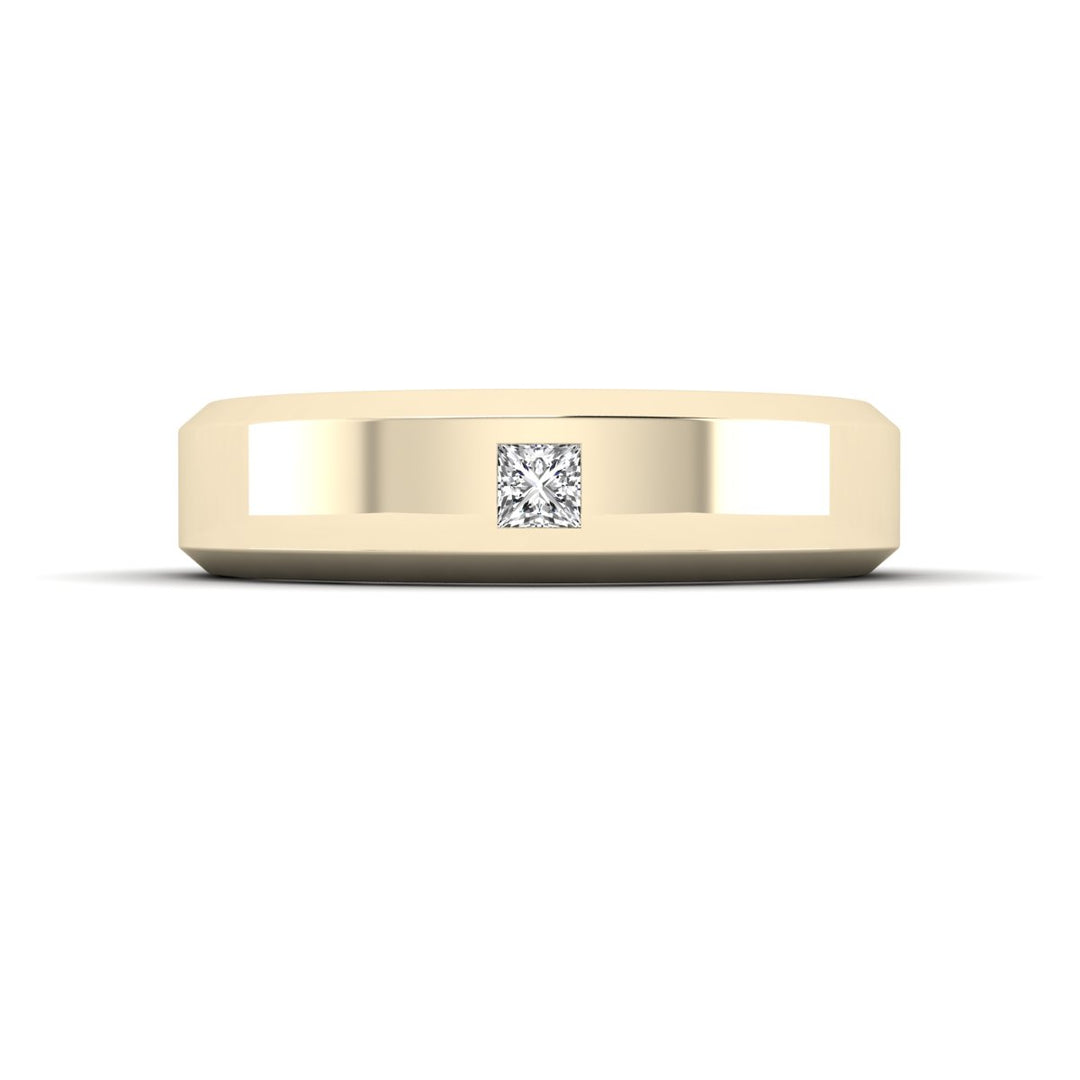 Princess Cut Diamond Band for Men