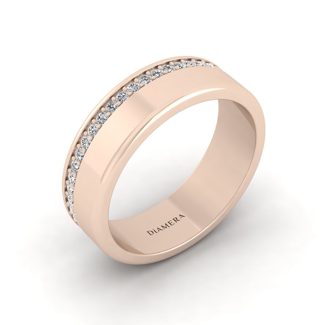 Diamond Wedding Band for Men