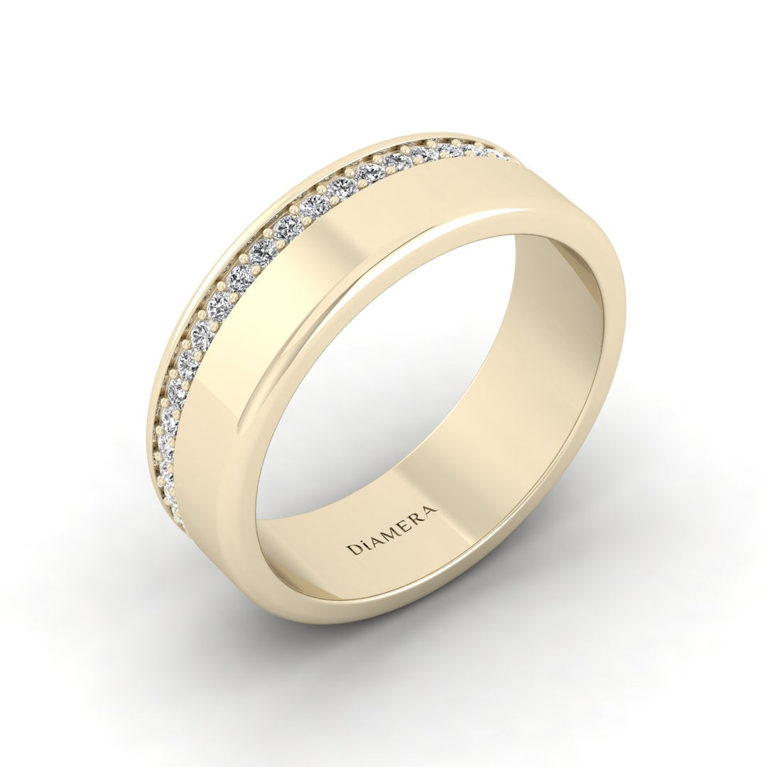 Diamond Wedding Band for Men