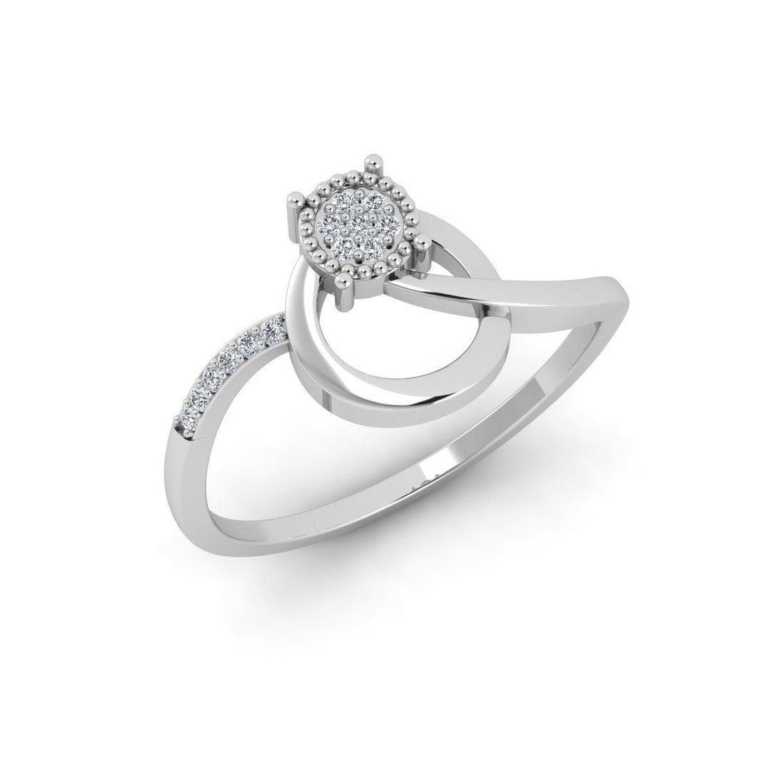 Delicate Milgrain Diamond Ring