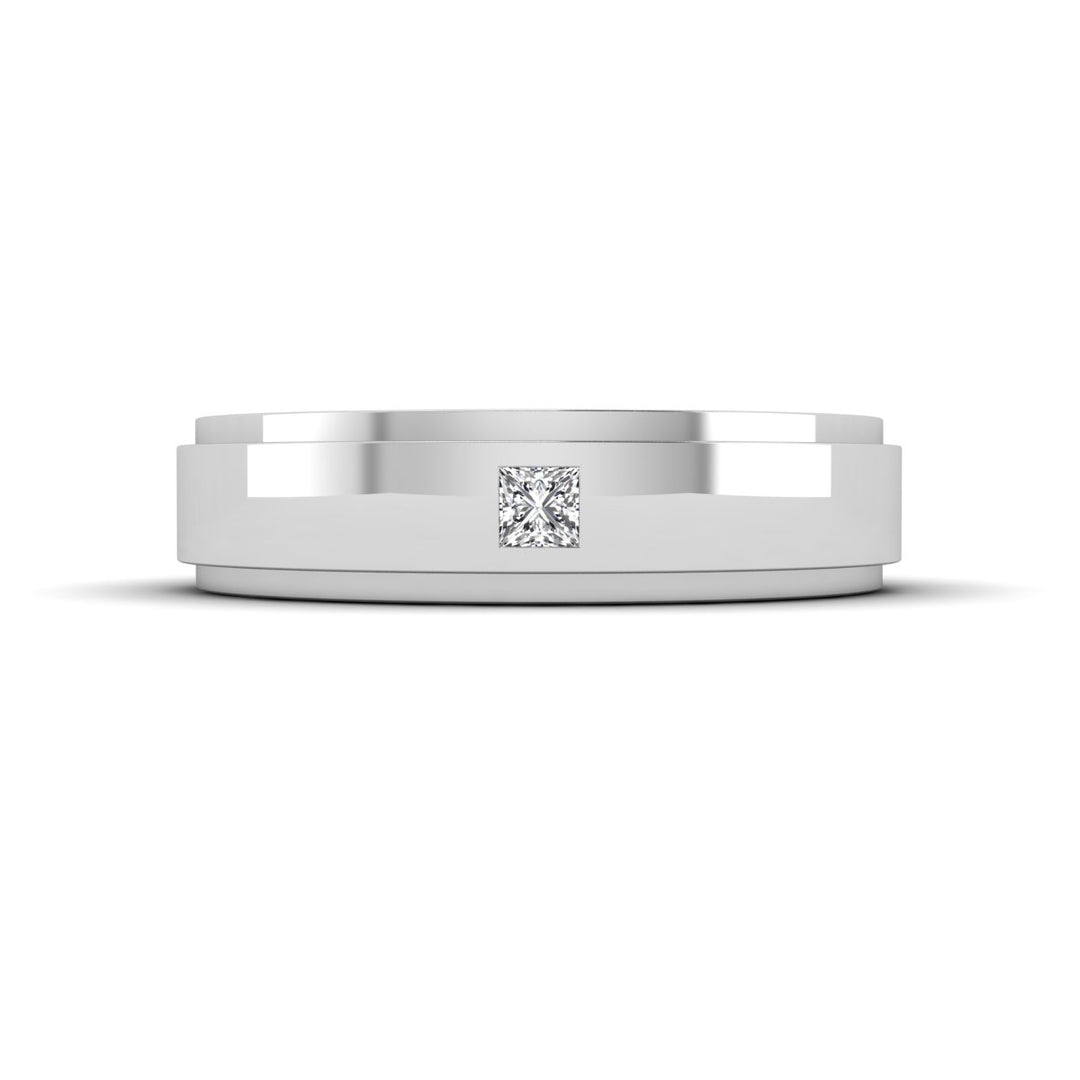 Diamond Wedding Band for Men