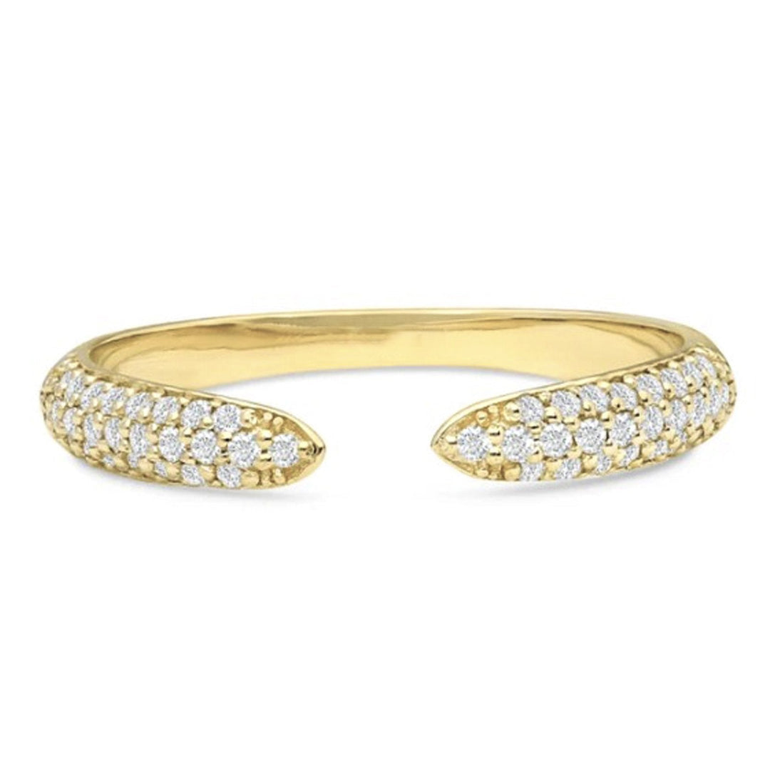 18k Gold Diamond Claw Ring – Carat Craft Jewellery