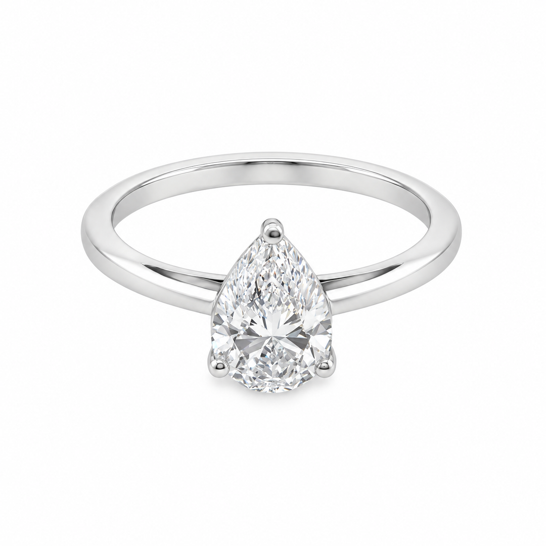 Forever Brilliant Pear Diamond Ring