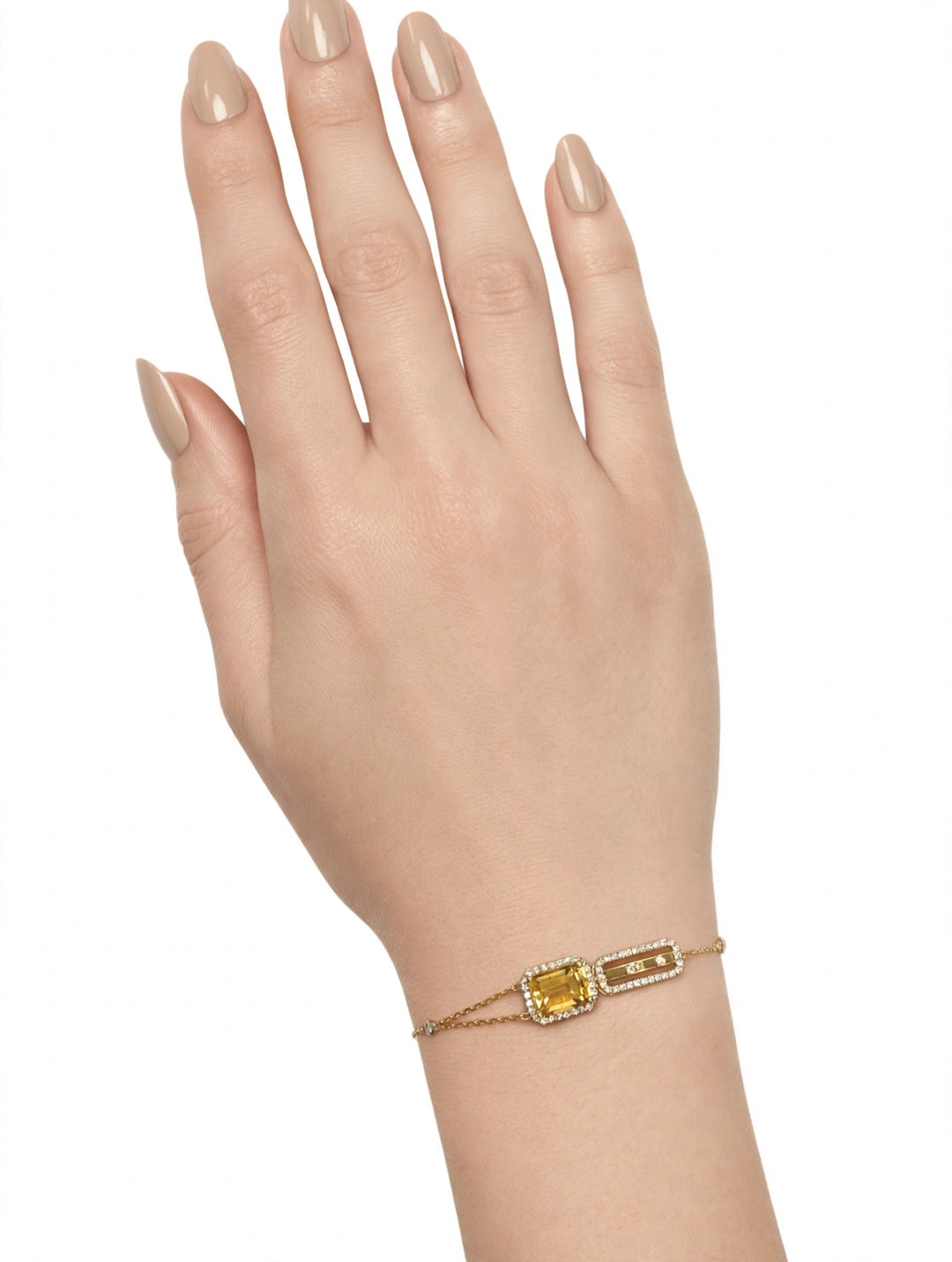Gemstone Trinity Bracelet