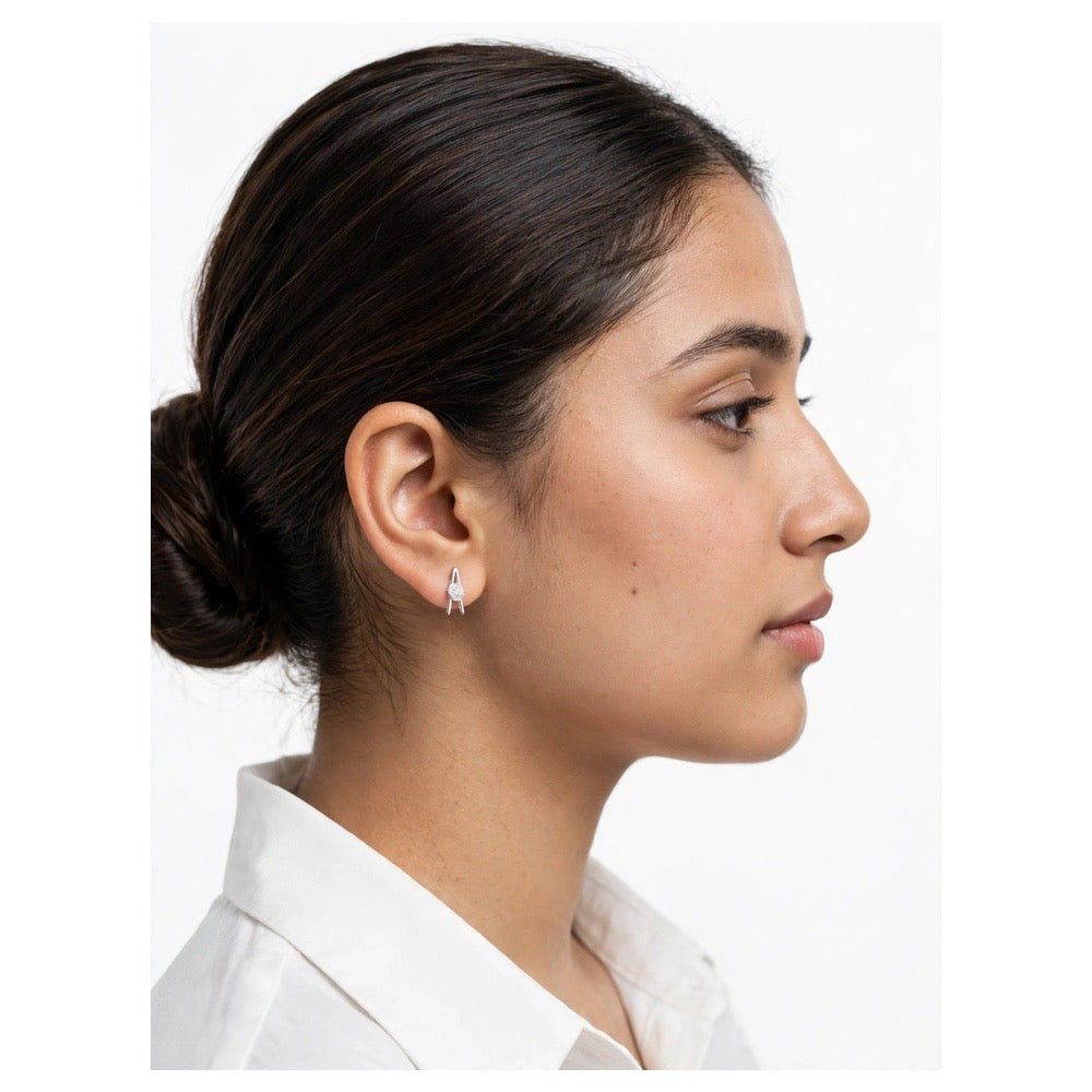 Petite Emerald Earring