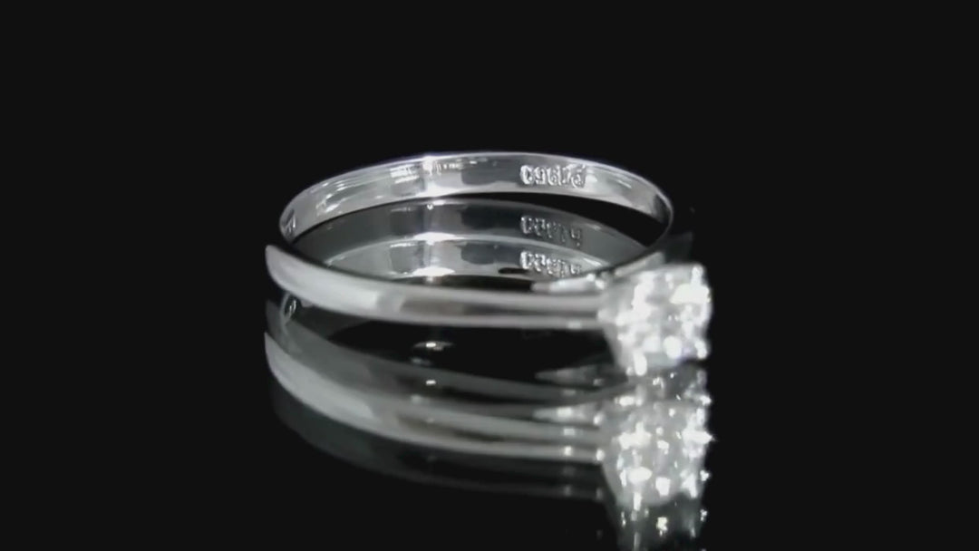 Dainty Solitaire Promise Diamond Rings