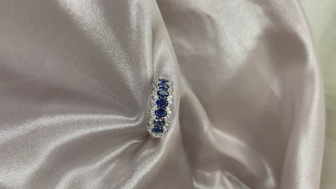 Royal Blue Kate Eternity Ring